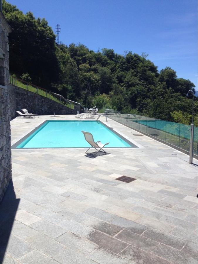 Magic Lake View With Beautiful Pool Area Bellano Exterior photo